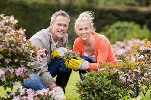 Operative inspecting equipment before hedge maintenance